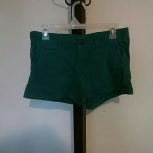 Aqua blue shorts